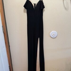 Elegant Black Off-Shoulder Dress